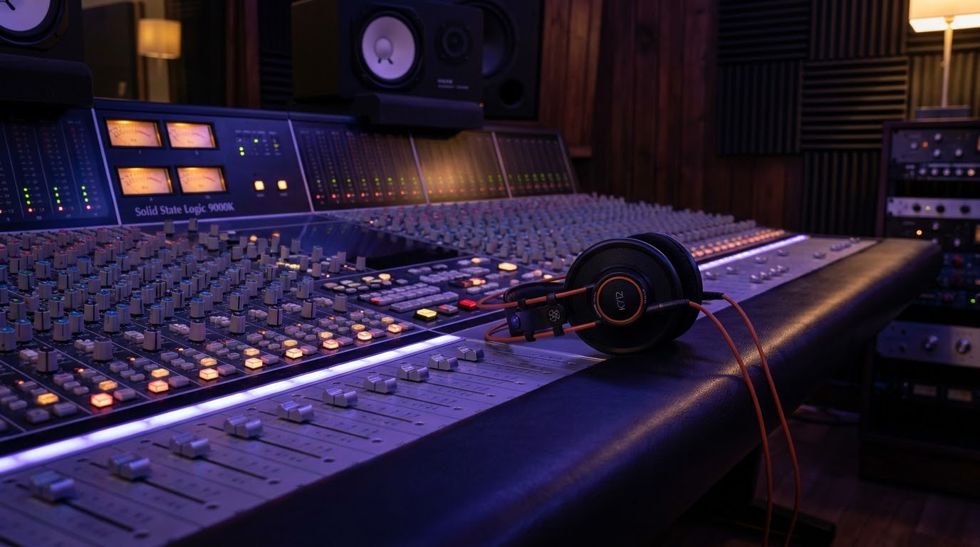 Producer at SSL Console